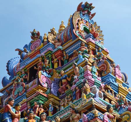 Типичный храм Южной Индии